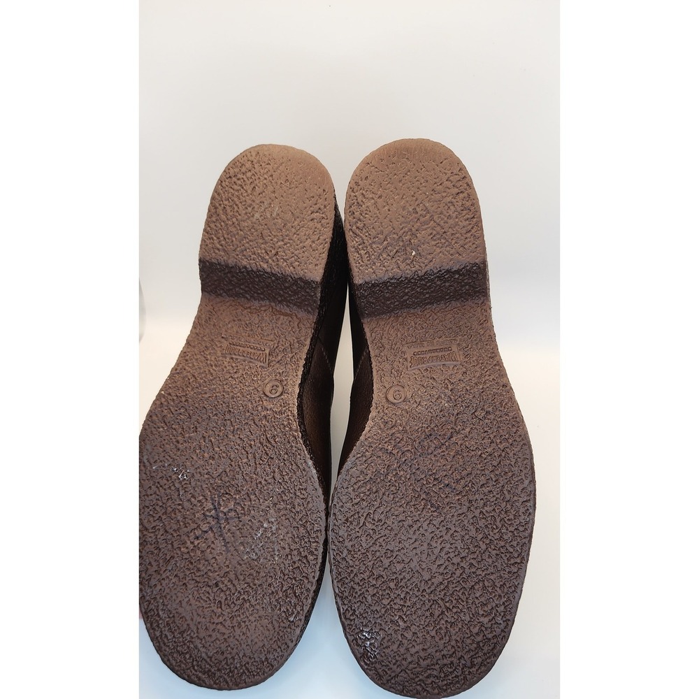 Women's Brown Rubber Waterproof Short Boots Front Zip Lined Size 9 - Picture 6 of 10
